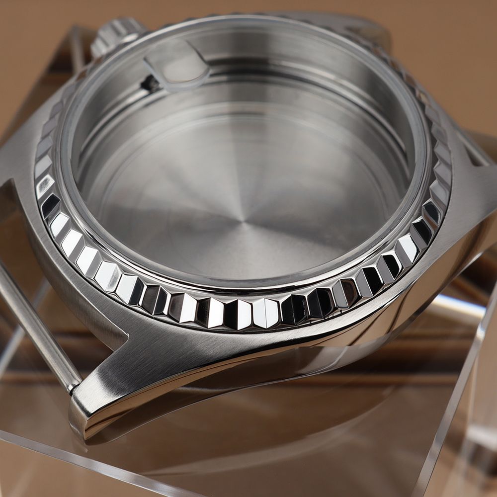 NH35 36 Silver Polished Watch  - огляд і ціна Reel Case