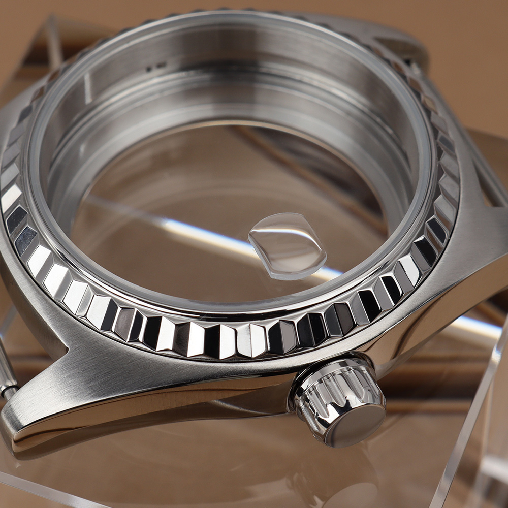 NH35 36 Silver Polished Watch  - огляд і ціна Reel Case