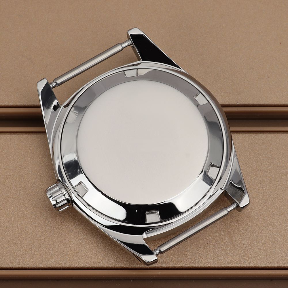 NH35 36 Silver Polished Watch  - огляд і ціна Reel Case