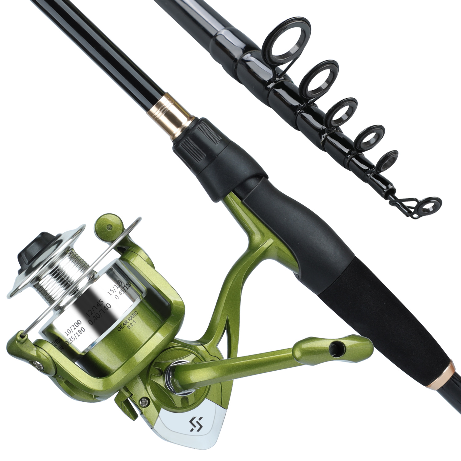 Sougayilang Telescopic Fishing - огляд і ціна Spincast Reel